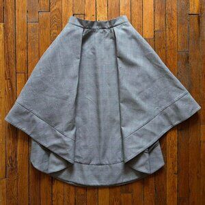 C/MEO Collective Sample Oversized Maxi Skirt Women Size S Grey Black Unreleased